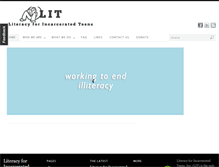 Tablet Screenshot of literacyforincarceratedteens.org